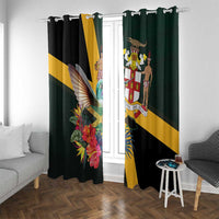 Jamaica Hummingbird Window Curtain Jumieka Tropical - Wonder Print Shop