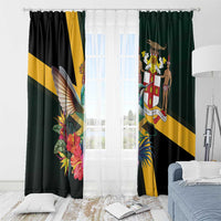 Jamaica Hummingbird Window Curtain Jumieka Tropical - Wonder Print Shop