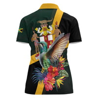 Jamaica Hummingbird Women Polo Shirt Jumieka Tropical - Wonder Print Shop