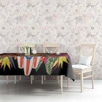 Puerto Rico Coqui Frog Sunset Tablecloth Isla Del Encanto Tropical Vibe - Wonder Print Shop