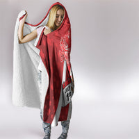 Canada Day Hooded Blanket Beaver Mountie Maple Leaves