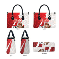 Canada Day Leather Bag Beaver Mountie Maple Leaves