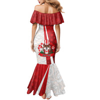 Personalised Canada Day Mermaid Dress Beaver Mountie Maple Leaves