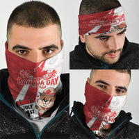 Canada Day Neck Gaiter Beaver Mountie Maple Leaves