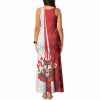 Personalised Canada Day Tank Maxi Dress Beaver Mountie Maple Leaves