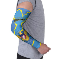 Personalized US Virgin Islands Arm Sleeves Grunge Stylized