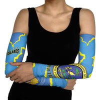 Personalized US Virgin Islands Arm Sleeves Grunge Stylized