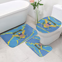 US Virgin Islands Bathroom Set Grunge Stylized