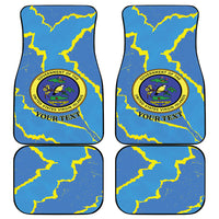 Personalized US Virgin Islands Car Mats Grunge Stylized