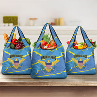 US Virgin Islands Grocery Bag Grunge Stylized