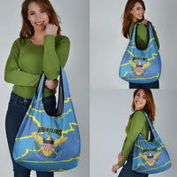 US Virgin Islands Grocery Bag Grunge Stylized