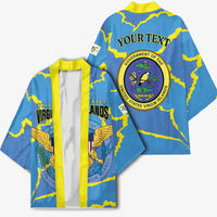 Personalized US Virgin Islands Kimono Grunge Stylized