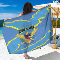 US Virgin Islands Sarong Grunge Stylized