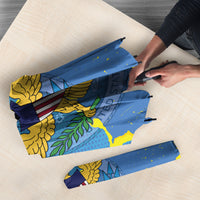 US Virgin Islands Umbrella Grunge Stylized