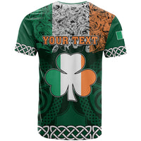 Personalised Ireland T Shirt Irish Shamrock Mix Celtic Knotwork Pattern - Wonder Print Shop