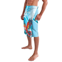 Honduras Independence Day Lavalava Scarlet Macaw Sky Blue - Wonder Print Shop