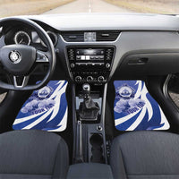 Honduras Car Mats Coat of Arms Orchid Navy Blue - Wonder Print Shop