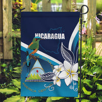 Nicaragua Independence Day Garden Flag Motmot Plumeria Floral - Wonder Print Shop