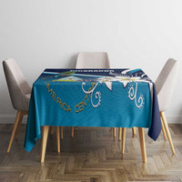 Nicaragua Independence Day Tablecloth Motmot Plumeria Floral - Wonder Print Shop