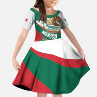 Mexico Independence Day Family Matching Off Shoulder Maxi Dress and Hawaiian Shirt Dahlia Flower Aztec Pattern - Wonder Print Shop