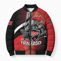 Custom Trinbago Cricket Knight Riders Bomber Puffer Jacket We Are TKR - Wonder Print Shop