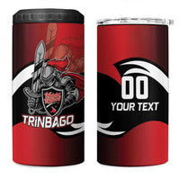 Custom Trinbago Cricket Knight Riders 4 in 1 Can Cooler Tumbler We Are TKR - Wonder Print Shop