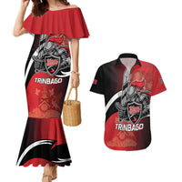 Custom Trinbago Cricket Knight Riders Couples Matching Mermaid Dress and Hawaiian Shirt We Are TKR - Wonder Print Shop