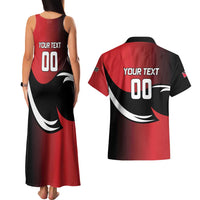 Custom Trinbago Cricket Knight Riders Couples Matching Tank Maxi Dress and Hawaiian Shirt We Are TKR - Wonder Print Shop