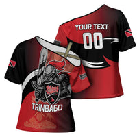 Custom Trinbago Cricket Knight Riders Cross Shoulder Shirt We Are TKR - Wonder Print Shop