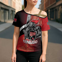 Custom Trinbago Cricket Knight Riders Cross Shoulder Shirt We Are TKR - Wonder Print Shop
