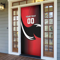 Custom Trinbago Cricket Knight Riders Door Cover We Are TKR - Wonder Print Shop