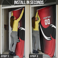 Custom Trinbago Cricket Knight Riders Door Cover We Are TKR - Wonder Print Shop