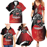 Custom Trinbago Cricket Knight Riders Family Matching Summer Maxi Dress and Hawaiian Shirt We Are TKR - Wonder Print Shop