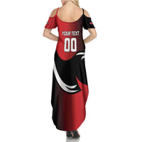 Custom Trinbago Cricket Knight Riders Family Matching Summer Maxi Dress and Hawaiian Shirt We Are TKR - Wonder Print Shop