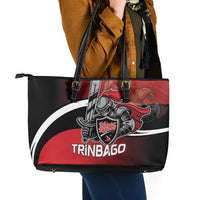 Trinbago Cricket Knight Riders Leather Tote Bag We Are TKR - Wonder Print Shop