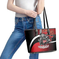 Trinbago Cricket Knight Riders Leather Tote Bag We Are TKR - Wonder Print Shop
