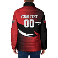 Custom Trinbago Cricket Knight Riders Padded Jacket We Are TKR - Wonder Print Shop