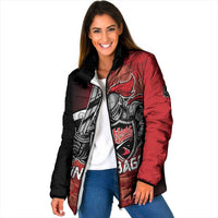 Custom Trinbago Cricket Knight Riders Padded Jacket We Are TKR - Wonder Print Shop