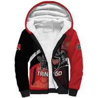 Custom Trinbago Cricket Knight Riders Sherpa Hoodie We Are TKR - Wonder Print Shop