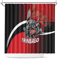 Trinbago Cricket Knight Riders Shower Curtain We Are TKR - Wonder Print Shop