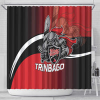 Trinbago Cricket Knight Riders Shower Curtain We Are TKR - Wonder Print Shop