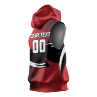 Custom Trinbago Cricket Knight Riders Sleeveless Hoodie We Are TKR - Wonder Print Shop