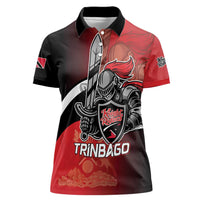 Custom Trinbago Cricket Knight Riders Women Polo Shirt We Are TKR - Wonder Print Shop