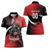 Custom Trinbago Cricket Knight Riders Women Polo Shirt We Are TKR - Wonder Print Shop