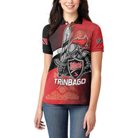 Custom Trinbago Cricket Knight Riders Women Polo Shirt We Are TKR - Wonder Print Shop