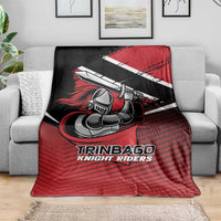 Knight Riders Trinbago Cricket Blanket Play Fight Win Repeat LT01