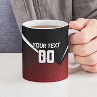 Custom Knight Riders Trinbago Cricket Ceramic Mug Play Fight Win Repeat - Wonder Print Shop