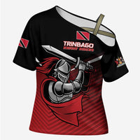 Custom Knight Riders Trinbago Cricket Cross Shoulder Shirt Play Fight Win Repeat - Wonder Print Shop