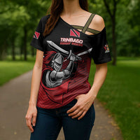 Custom Knight Riders Trinbago Cricket Cross Shoulder Shirt Play Fight Win Repeat - Wonder Print Shop