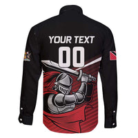 Custom Knight Riders Trinbago Cricket Family Matching Long Sleeve Bodycon Dress and Hawaiian Shirt Play Fight Win Repeat LT01